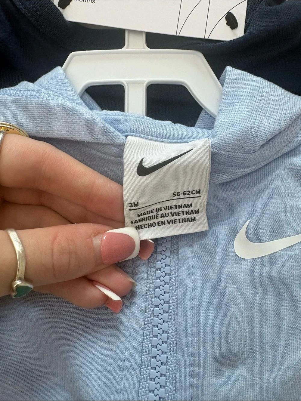 Nike Light Blue Toddler Hoodie & Jogger Set
